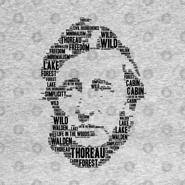 Thoreau word cloud by bumblethebee